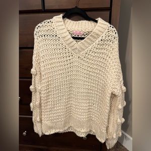 Never worn *** pink lily sweater